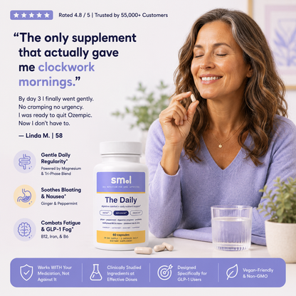 The Daily Support Capsules | Gentle Relief for Constipation, Sulphur Burps & Fatigue on Ozempic®, Wegovy® & Mounjaro®